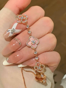 Sakura Pink Cleef Bracelet